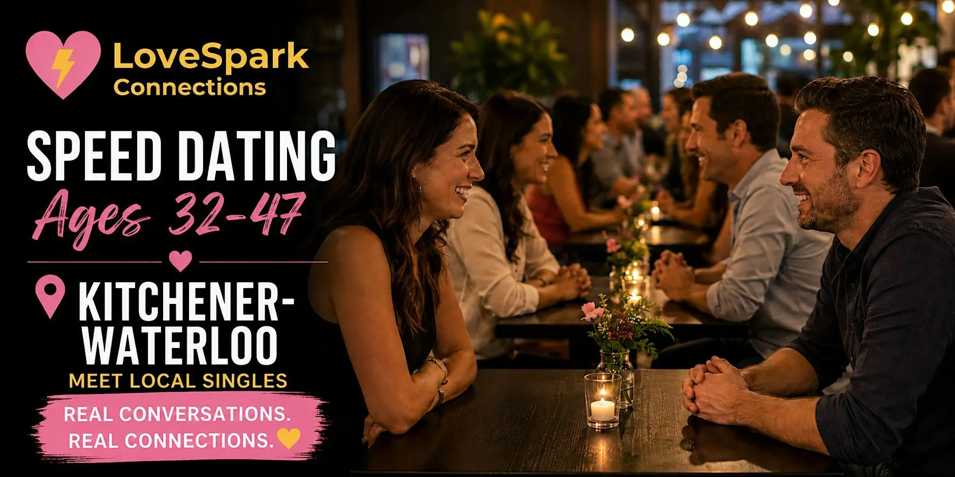 Speed Dating | Ages 32-47 | Kitchener-Waterloo