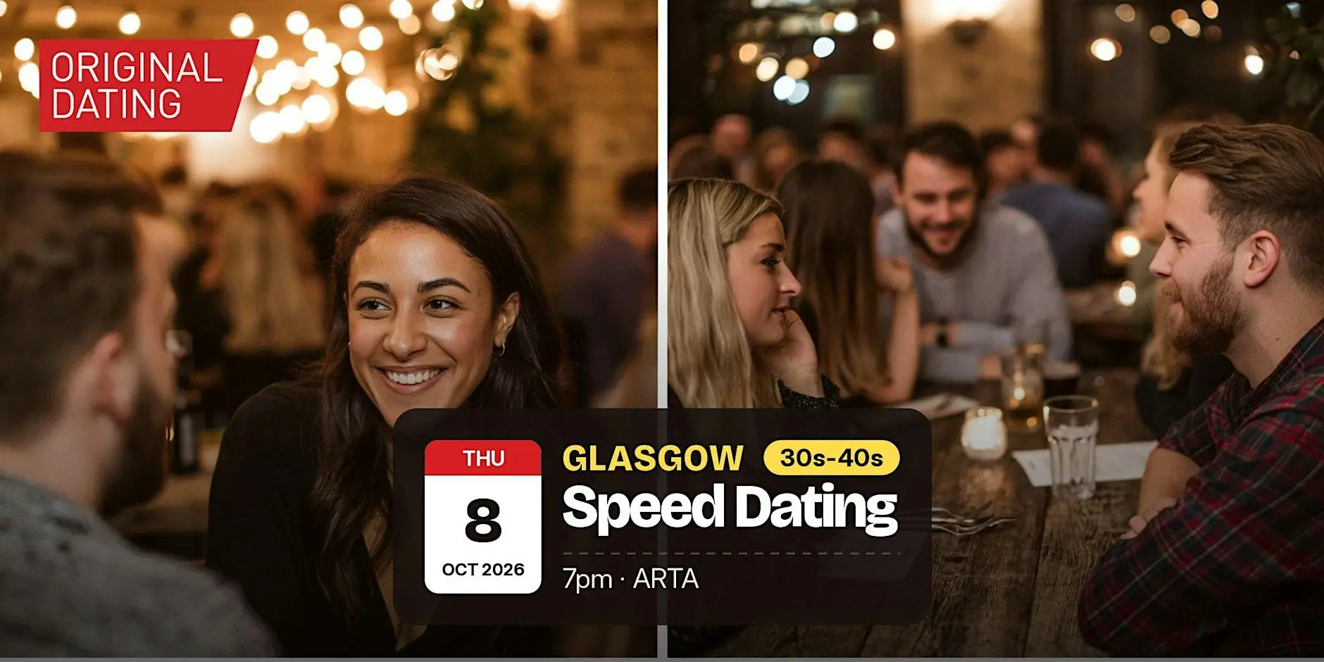 Speed Dating in Glasgow @ ARTA | 30s-40s Speed Dating in Glasgow @ ARTA | 30s-40s