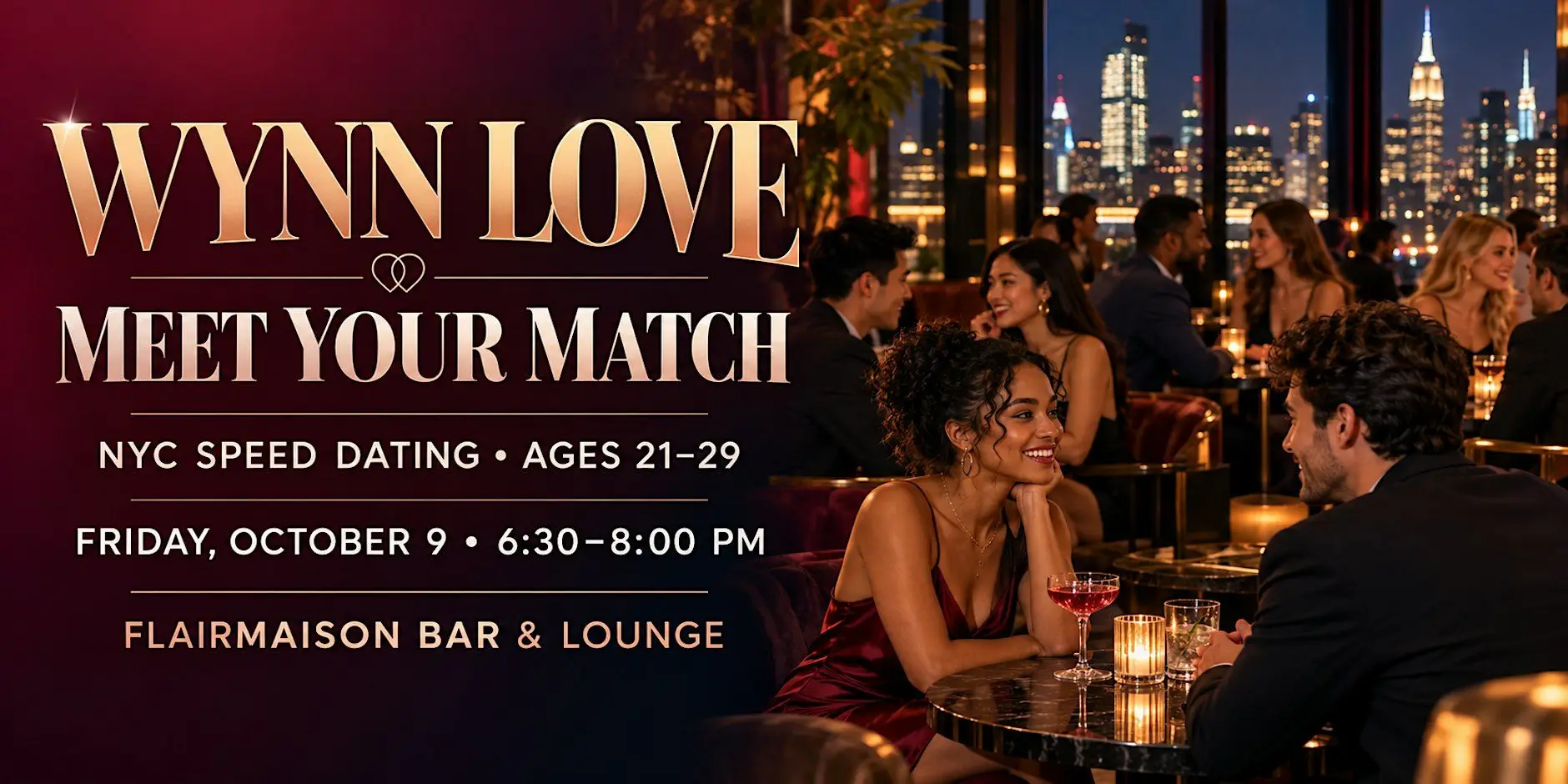 MEET YOUR MATCH: NYC SPEED DATING FOR SINGLES 21–29