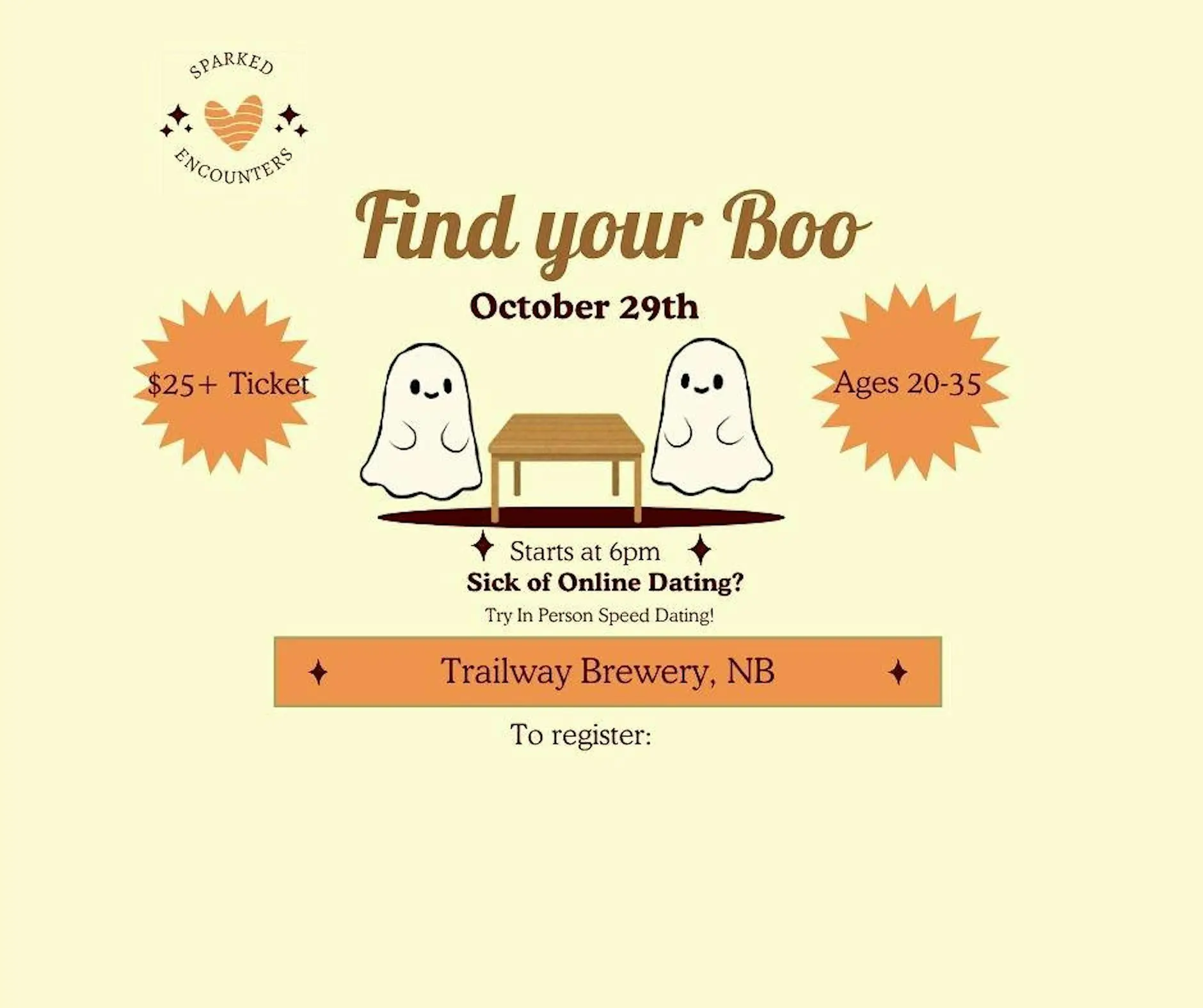 Speed Dating Ages: 20-35 Speed Dating Ages: 20-35
