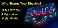 Who Shares Your Rhythm? (Sat, 17 Oct). singles social event. Who Shares Your Rhythm? (Sat, 17 Oct). singles social event.