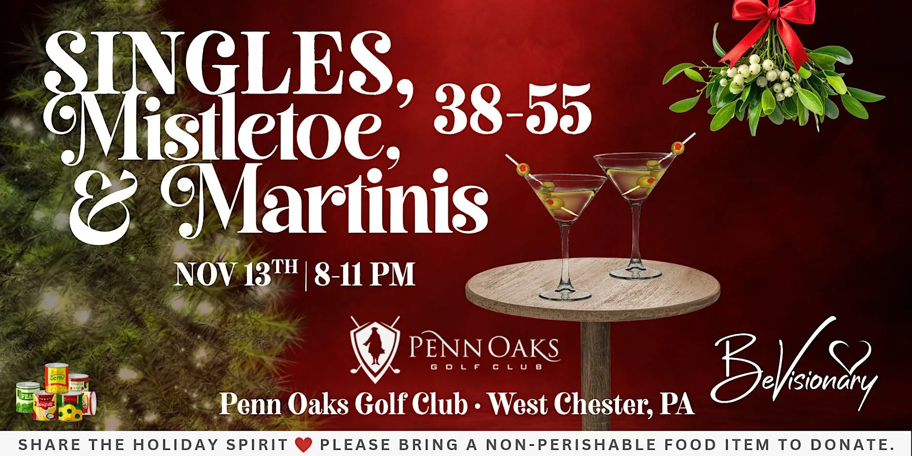 Singles Mistletoe and Martinis | 38-55