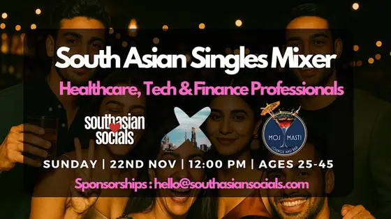 South Asian Singles Mixer | Healthcare, Tech & Finance Professionals — photo 1