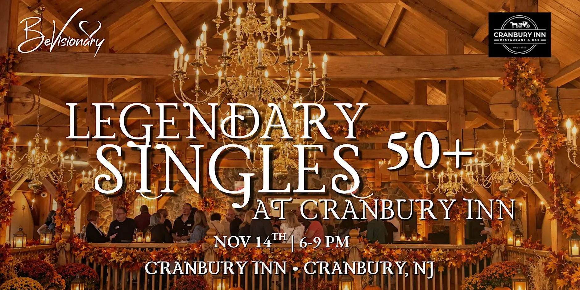 Legendary Singles at Cranbury Inn | 50+ Legendary Singles at Cranbury Inn | 50+