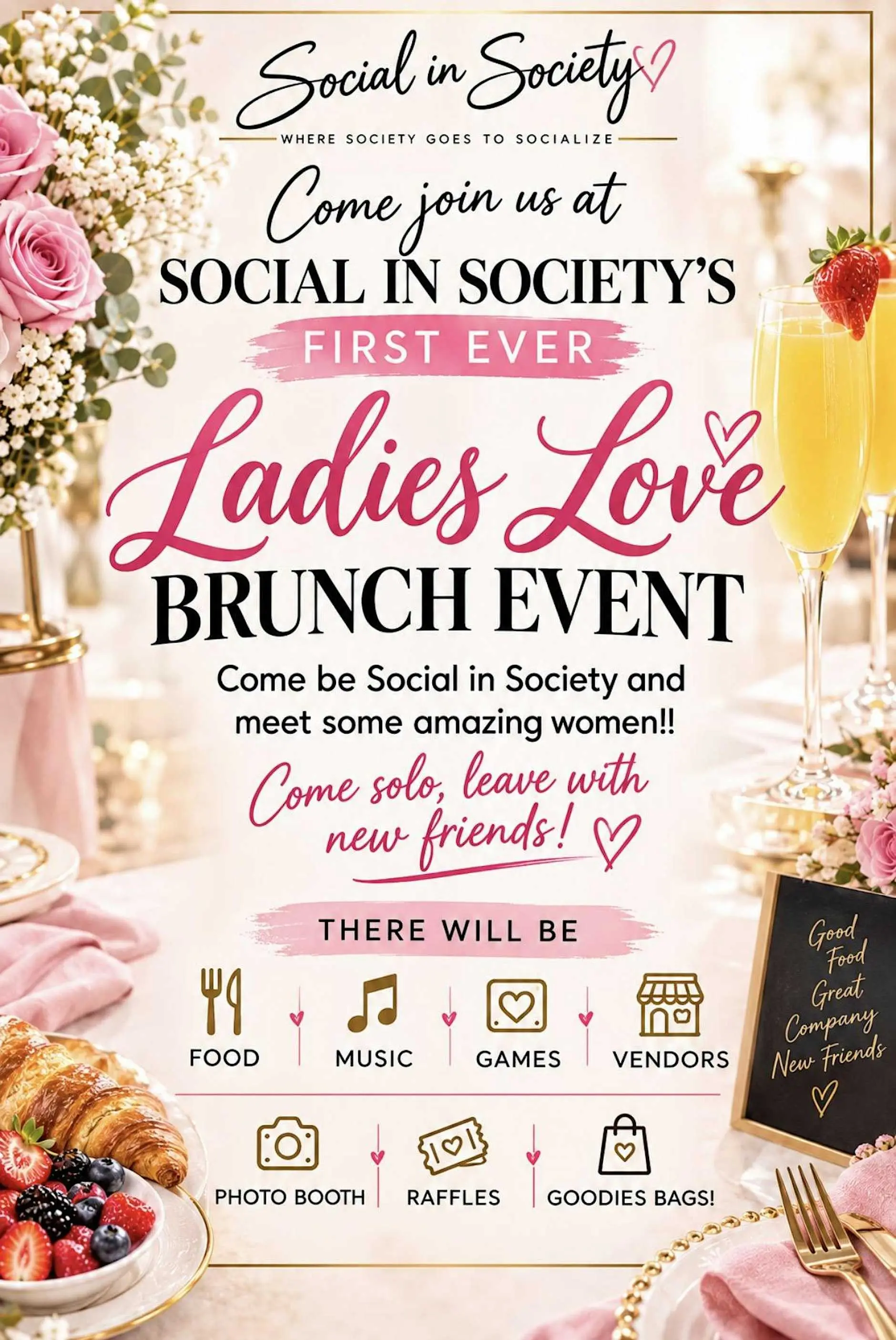 Ladies Love Brunch make new friends Ladies Love Brunch make new friends