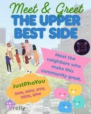 Meet & Greet: The Upper Best Side - Sunday, November, 4th, 2026, 2pm Meet & Greet: The Upper Best Side - Sunday, November, 4th, 2026, 2pm