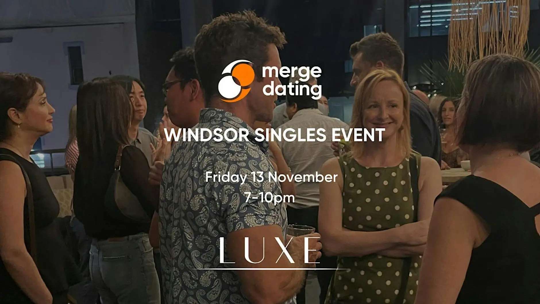 Windsor | Singles Event | Luxe Cocktail Bar | 13th November | 50 & Over