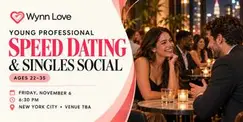 Young Professional Speed Dating and Singles Social (22-35)