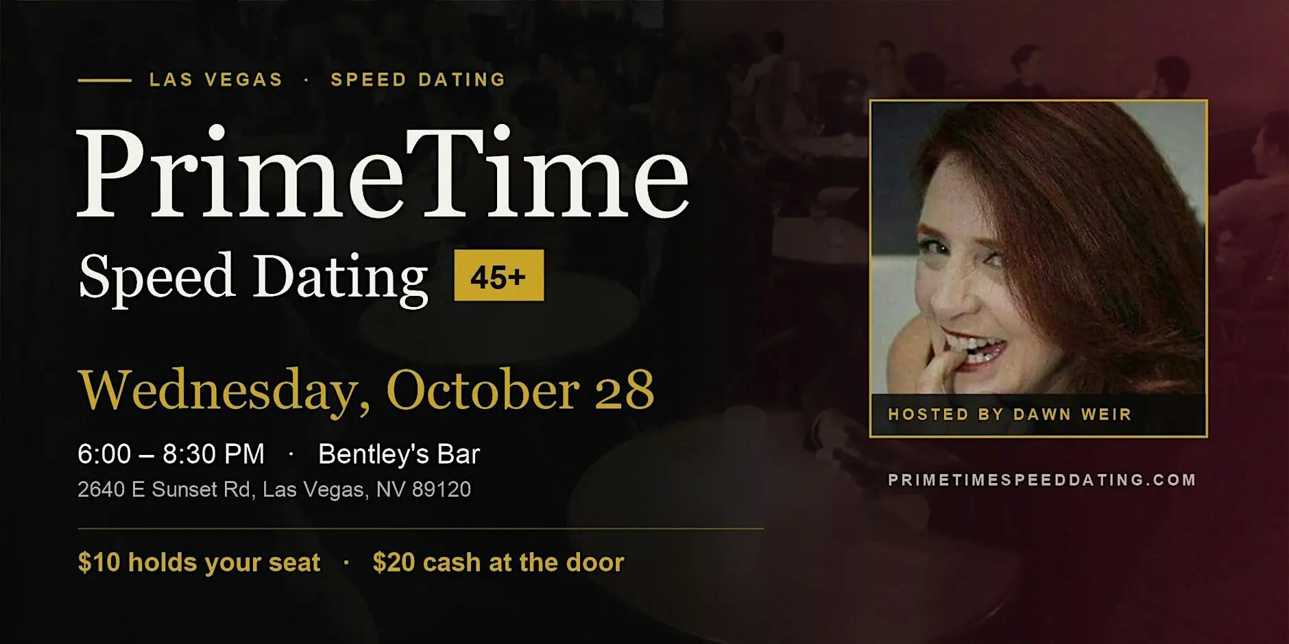 Speed Dating Las Vegas · PrimeTime Singles 45+ Speed Dating Las Vegas · PrimeTime Singles 45+