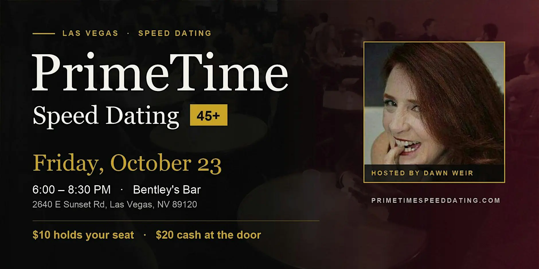 Speed Dating Las Vegas · PrimeTime Singles 45+ Speed Dating Las Vegas · PrimeTime Singles 45+