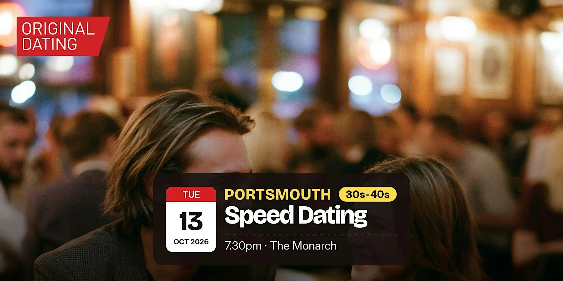 Speed Dating in Portsmouth @ The Monarch | 30s-40s Speed Dating in Portsmouth @ The Monarch | 30s-40s