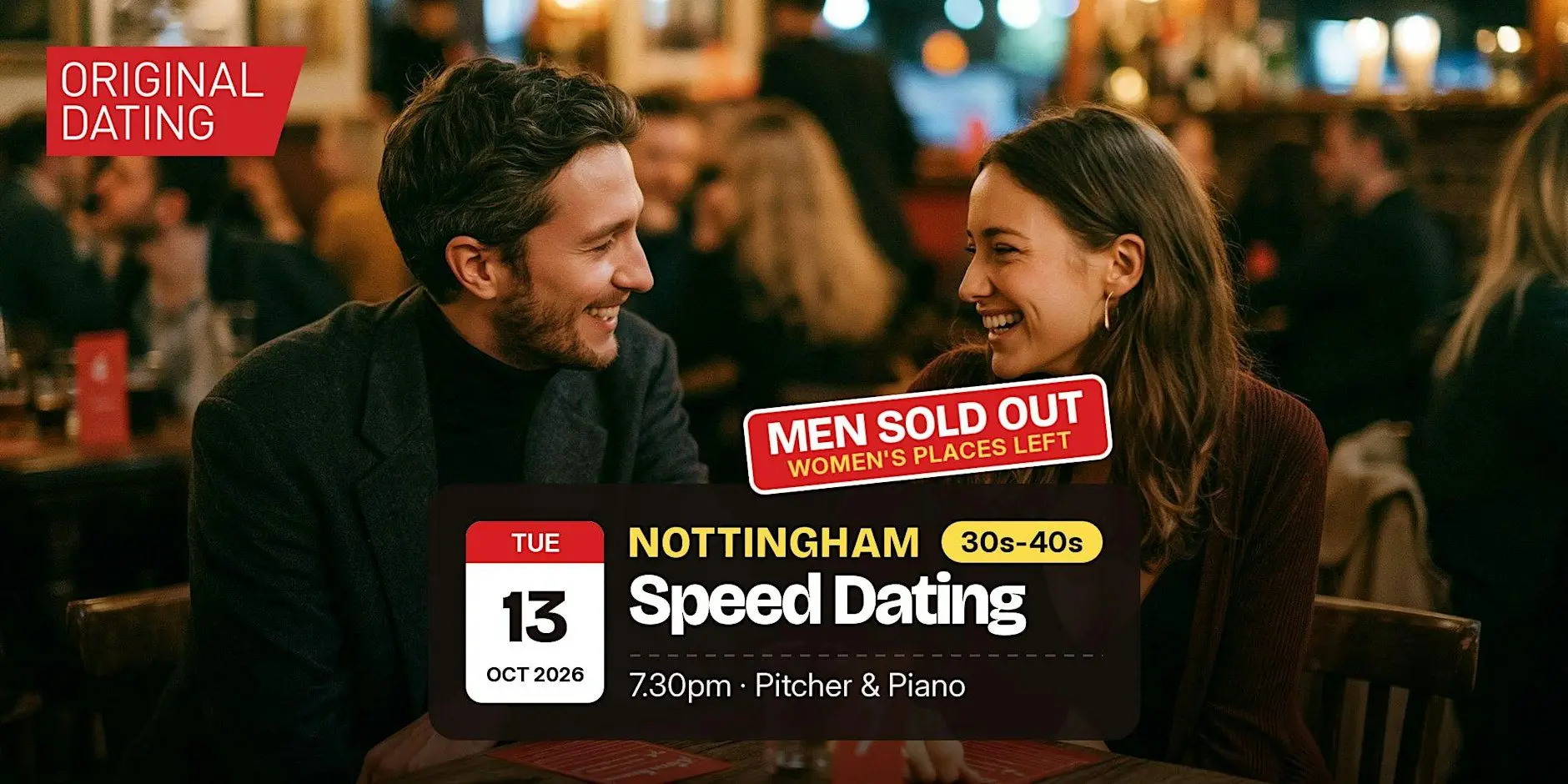 Speed Dating in Nottingham @ Pitcher & Piano | 30s-40s