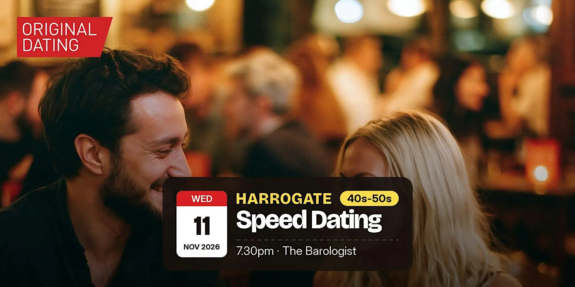 Speed Dating in Harrogate @ The Barologist | 40s-50s Speed Dating in Harrogate @ The Barologist | 40s-50s
