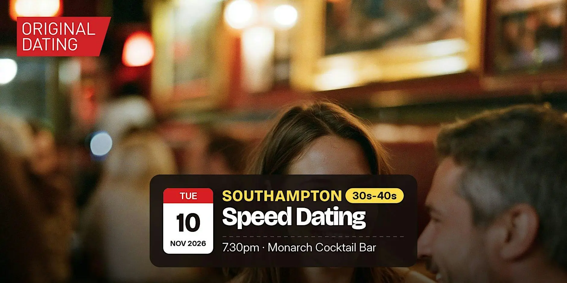 Speed Dating in Southampton @ Monarch Cocktail Bar | 30s-40s