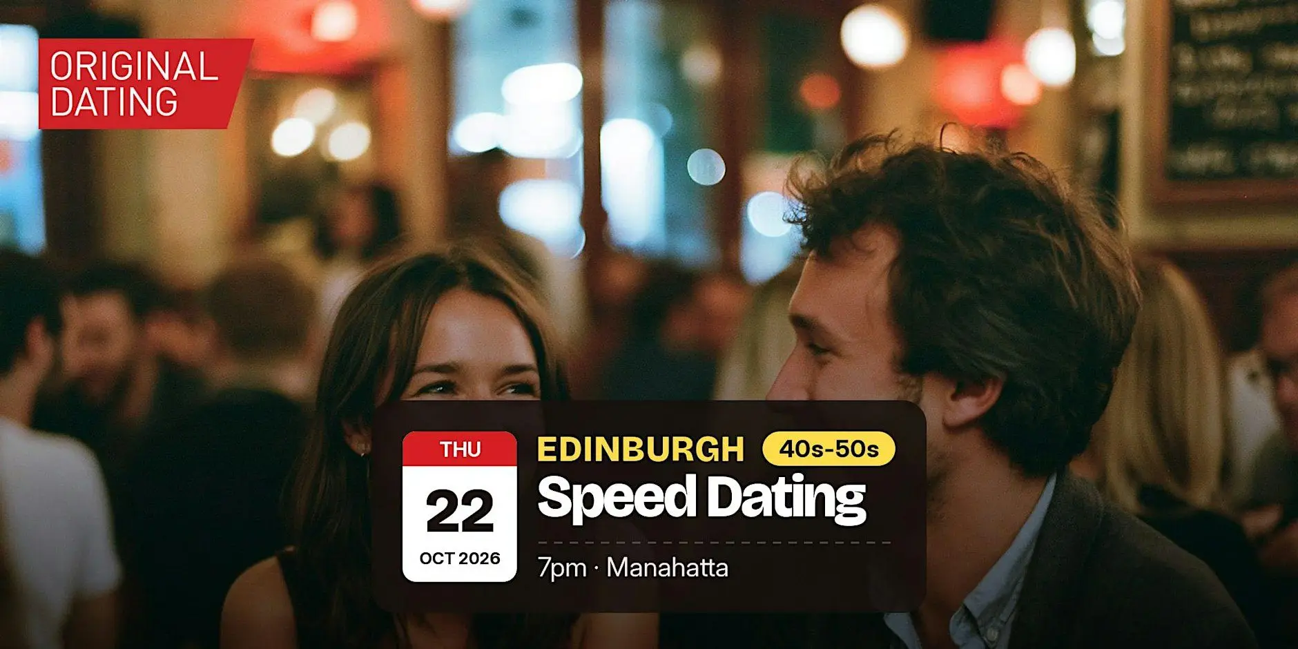 Speed Dating in Edinburgh @ Manahatta | 40s-50s Speed Dating in Edinburgh @ Manahatta | 40s-50s