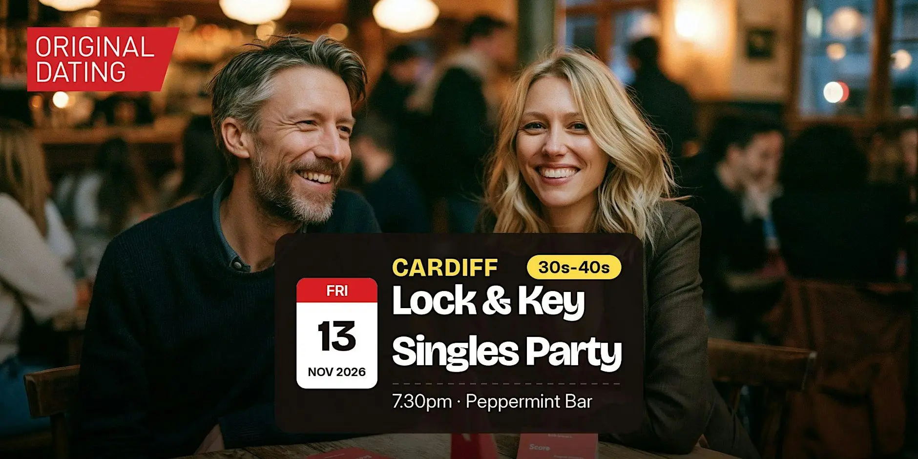 Lock & Key Singles Party in Cardiff @ Peppermint Bar | 30s-40s Lock & Key Singles Party in Cardiff @ Peppermint Bar | 30s-40s