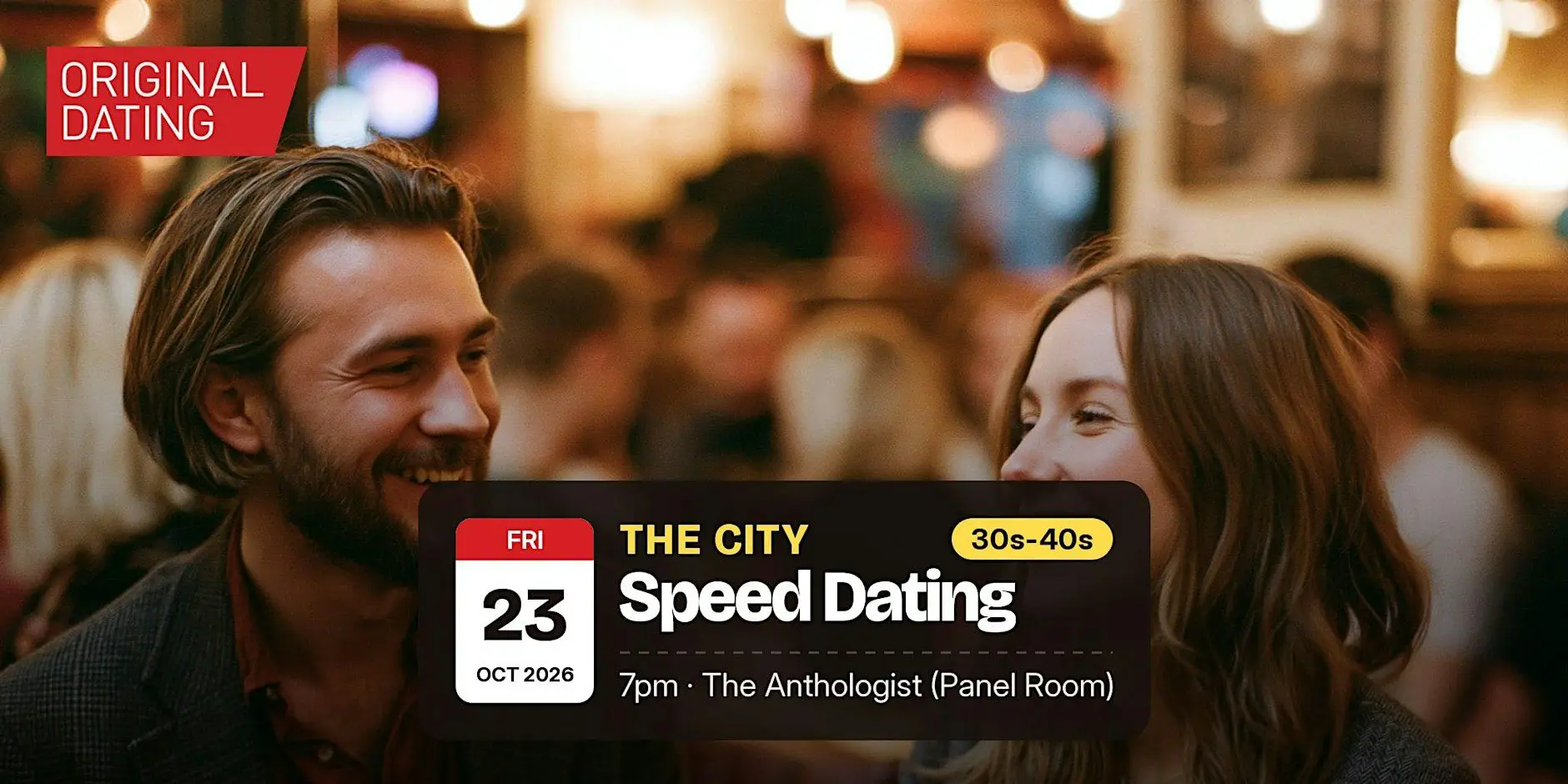 Speed Dating in The City @ The Anthologist (Panel Room) | 30s-40s Speed Dating in The City @ The Anthologist (Panel Room) | 30s-40s