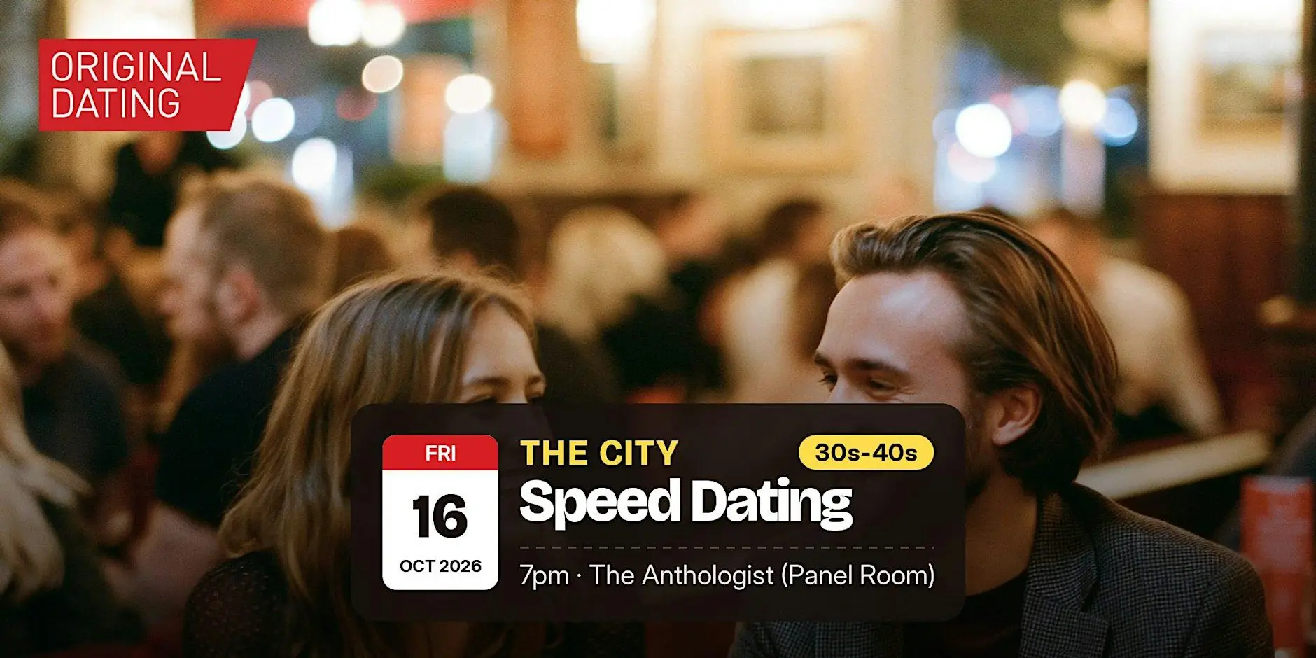 Speed Dating in The City @ The Anthologist (Panel Room) | 30s-40s Speed Dating in The City @ The Anthologist (Panel Room) | 30s-40s