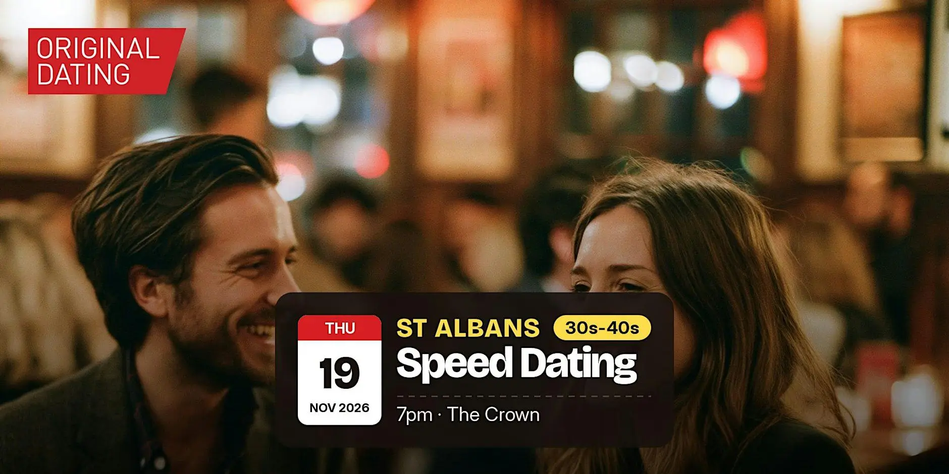 Speed Dating in St Albans @ The Crown | 30s-40s Speed Dating in St Albans @ The Crown | 30s-40s