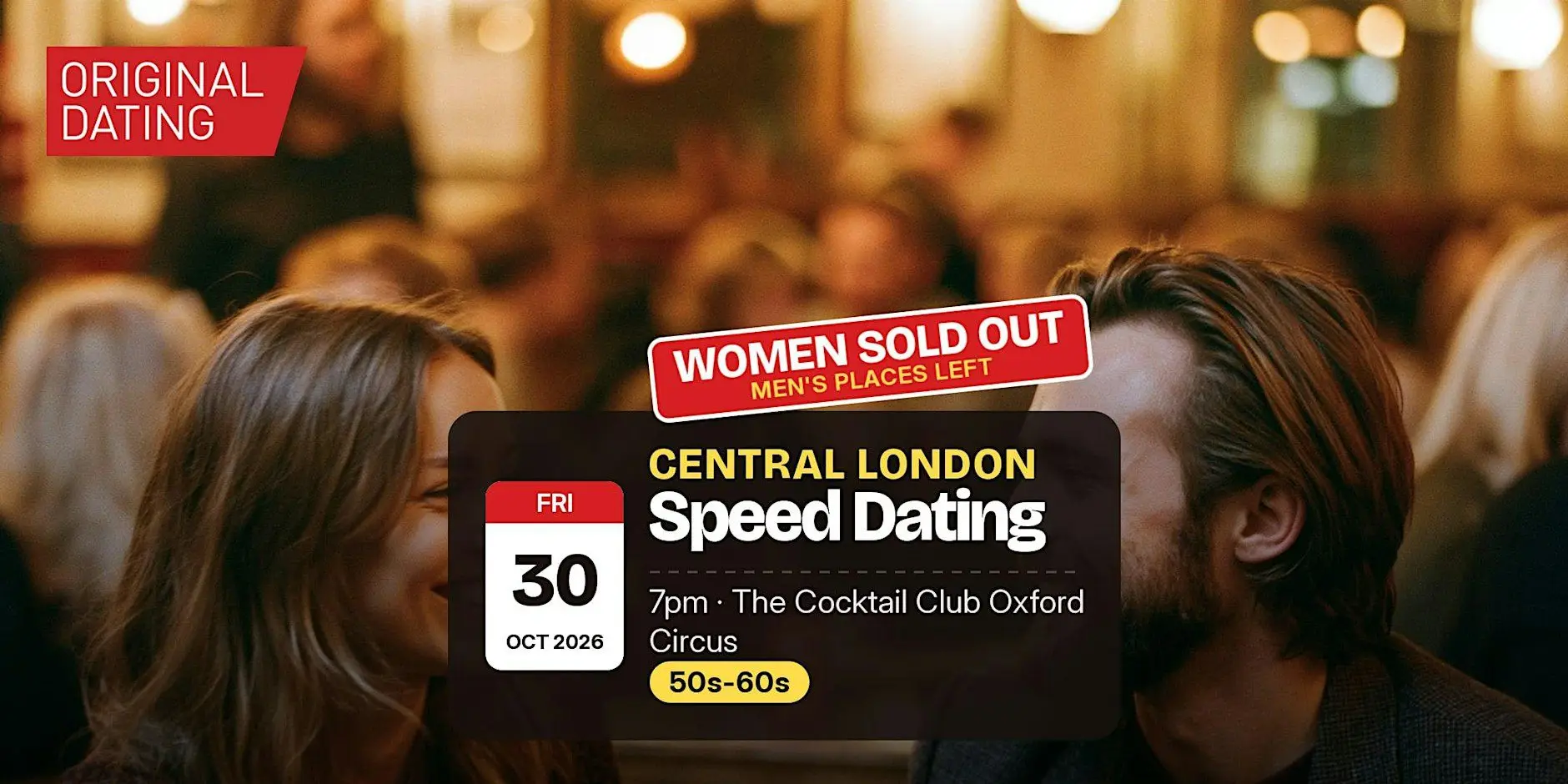 Speed Dating in Central London @ The Cocktail Club Oxford Circus | 50s-60s Speed Dating in Central London @ The Cocktail Club Oxford Circus | 50s-60s