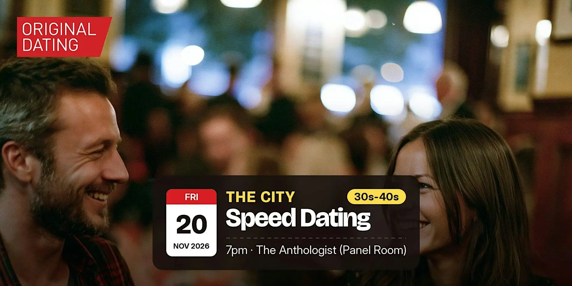 Speed Dating in The City @ The Anthologist (Panel Room) | 30s-40s Speed Dating in The City @ The Anthologist (Panel Room) | 30s-40s