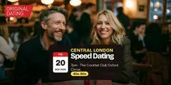 Speed Dating in Central London @ The Cocktail Club Oxford Circus | 40s-50s