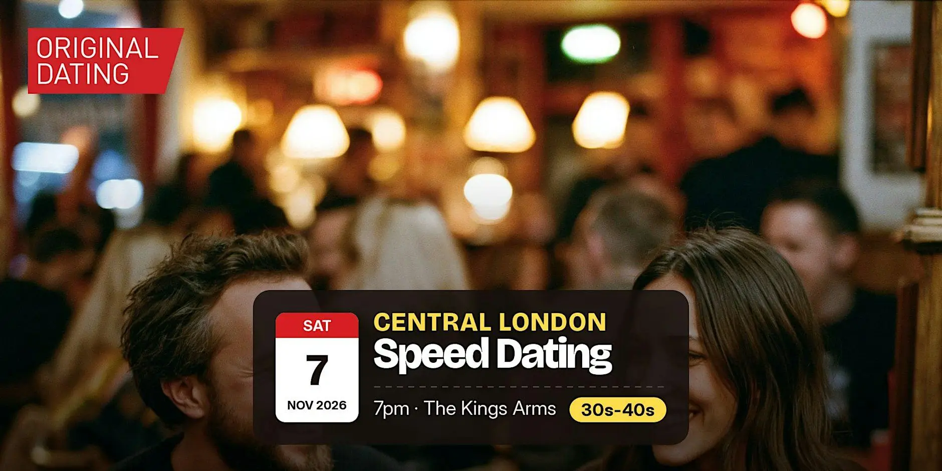 Speed Dating in Central London @ The Kings Arms | 30s-40s Speed Dating in Central London @ The Kings Arms | 30s-40s