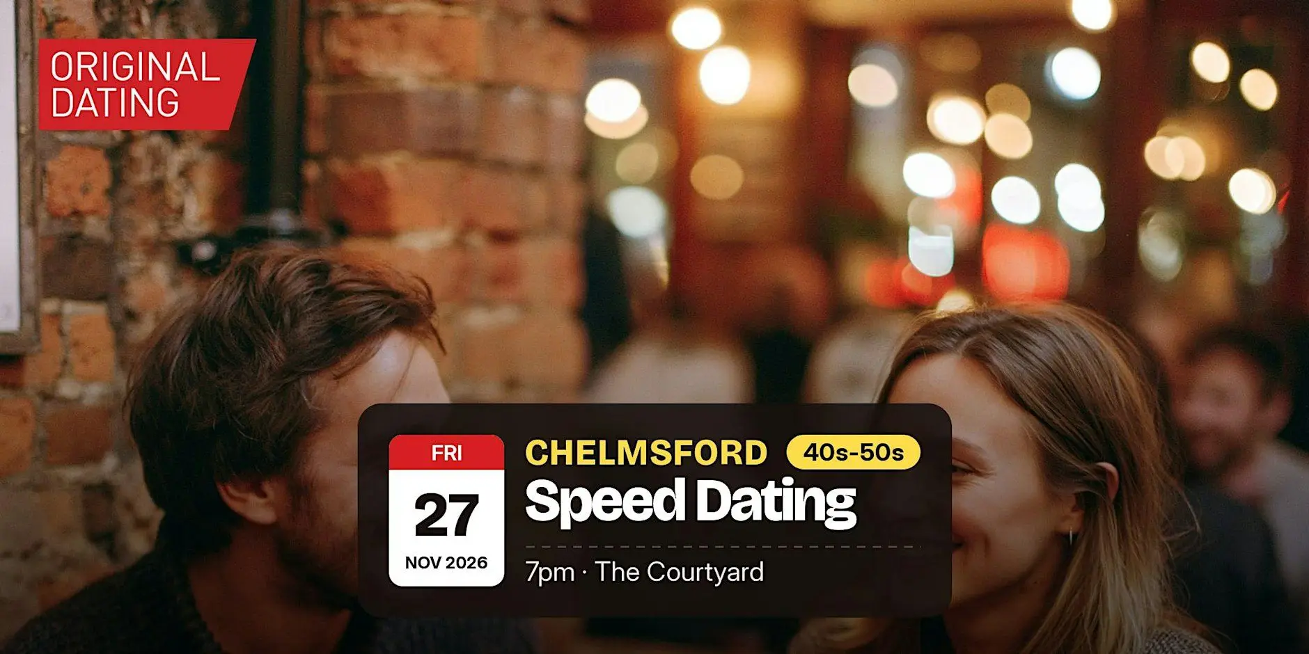 Speed Dating in Chelmsford @ The Courtyard | 40s-50s