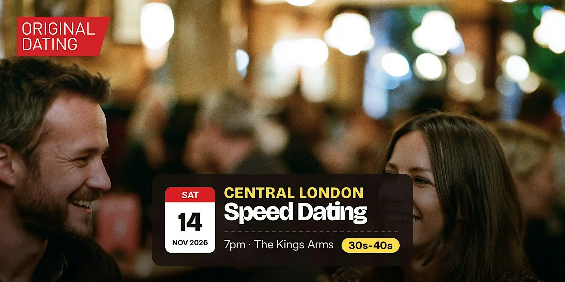 Speed Dating in Central London @ The Kings Arms | 30s-40s Speed Dating in Central London @ The Kings Arms | 30s-40s
