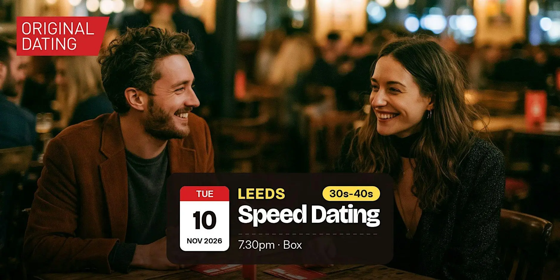 Speed Dating in Leeds @ Box | 30s-40s Speed Dating in Leeds @ Box | 30s-40s