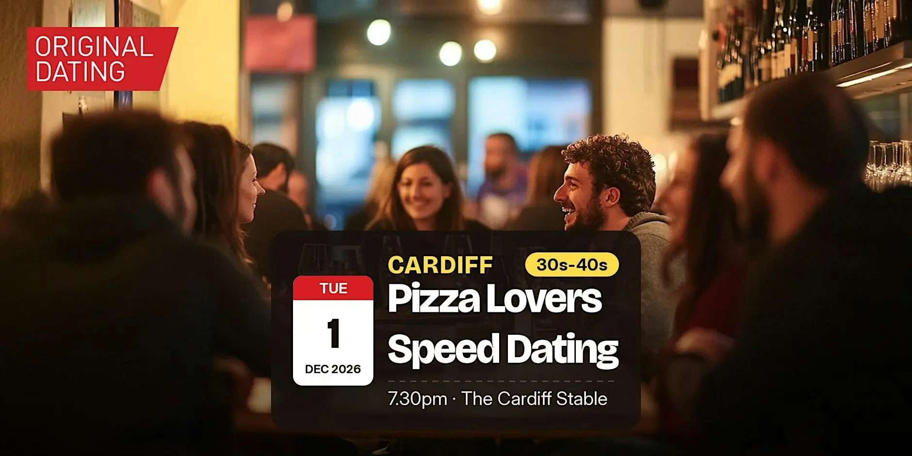 Pizza Lovers Speed Dating in Cardiff @ The Cardiff Stable | 30s-40s Pizza Lovers Speed Dating in Cardiff @ The Cardiff Stable | 30s-40s