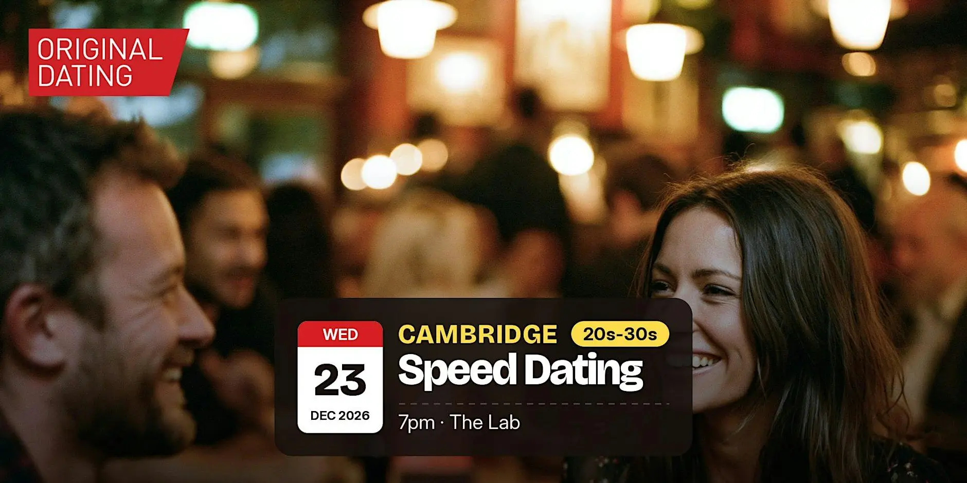 Speed Dating in Cambridge @ The Lab | 20s-30s Speed Dating in Cambridge @ The Lab | 20s-30s