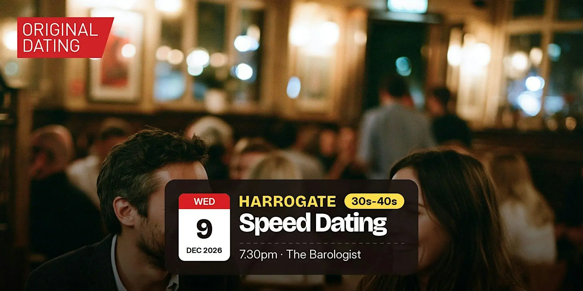 Speed Dating in Harrogate @ The Barologist | 30s-40s Speed Dating in Harrogate @ The Barologist | 30s-40s