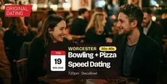 Bowling + Pizza Speed Dating in Worcester @ DiscoBowl | 30s-40s