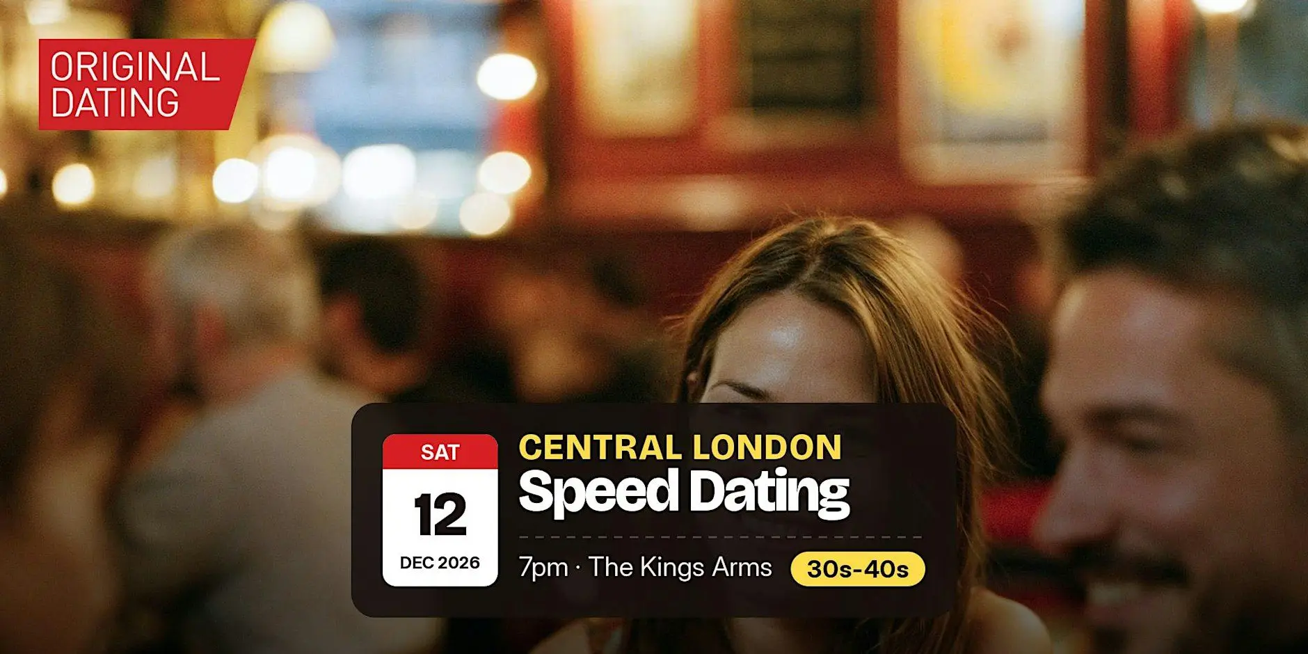 Speed Dating in Central London @ The Kings Arms | 30s-40s Speed Dating in Central London @ The Kings Arms | 30s-40s
