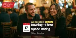Bowling + Pizza Speed Dating in Worcester @ DiscoBowl | 40s-50s Bowling + Pizza Speed Dating in Worcester @ DiscoBowl | 40s-50s