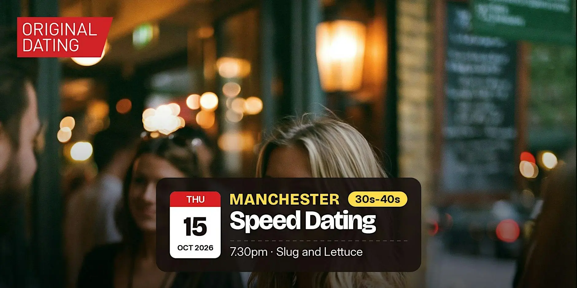 Speed Dating in Manchester @ Slug and Lettuce | 30s-40s
