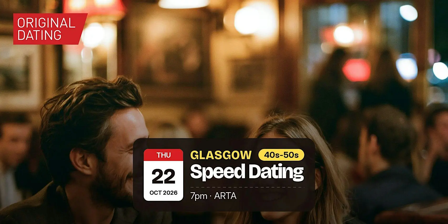 Speed Dating in Glasgow @ ARTA | 40s-50s Speed Dating in Glasgow @ ARTA | 40s-50s