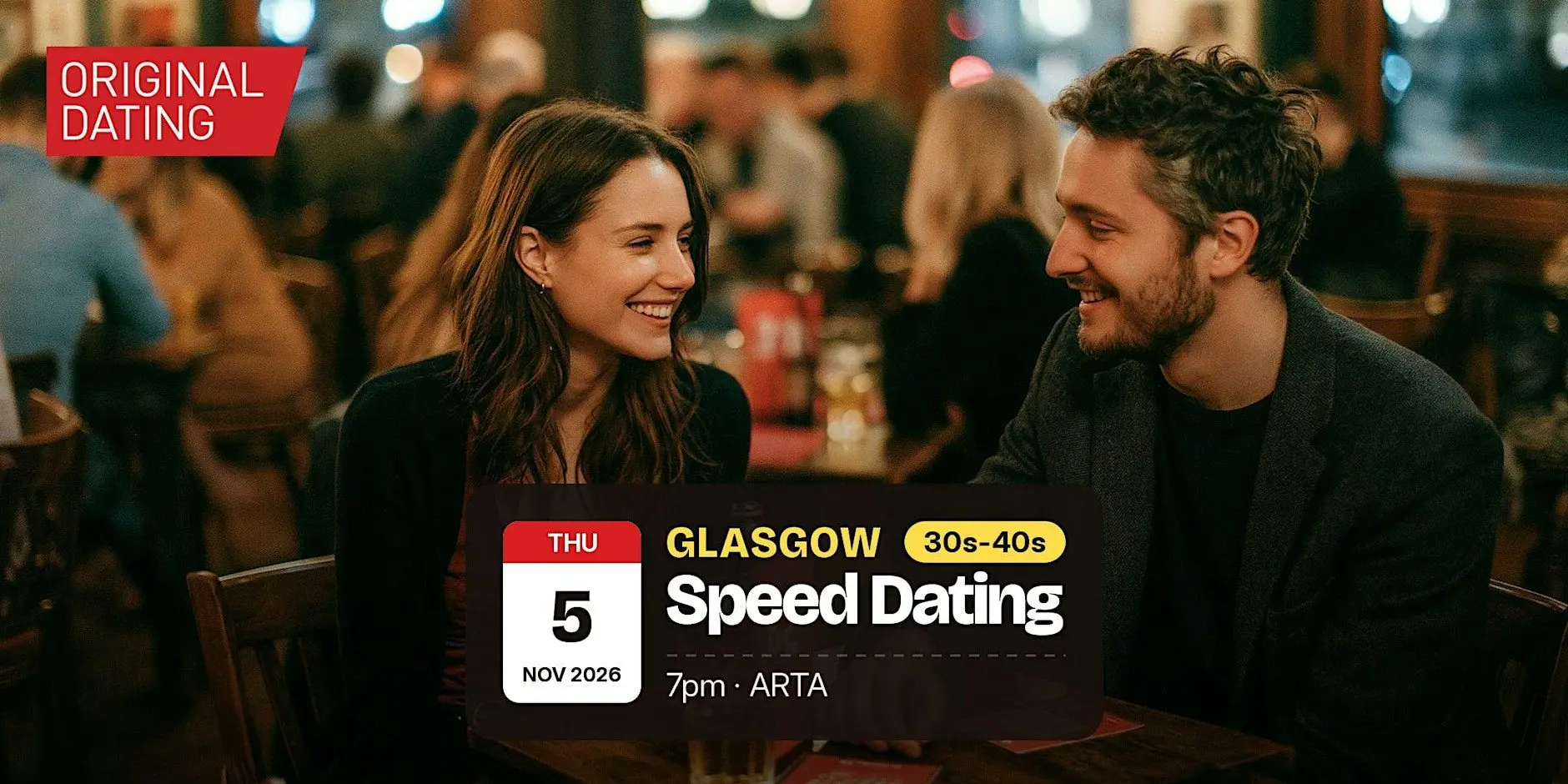 Speed Dating in Glasgow @ ARTA | 30s-40s Speed Dating in Glasgow @ ARTA | 30s-40s