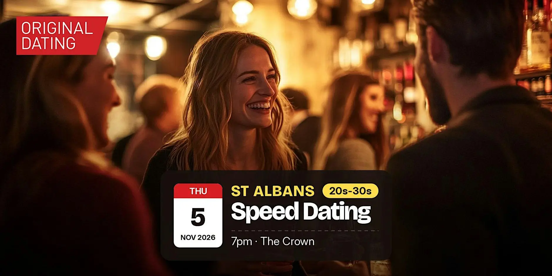Speed Dating in St Albans @ The Crown | 20s-30s Speed Dating in St Albans @ The Crown | 20s-30s