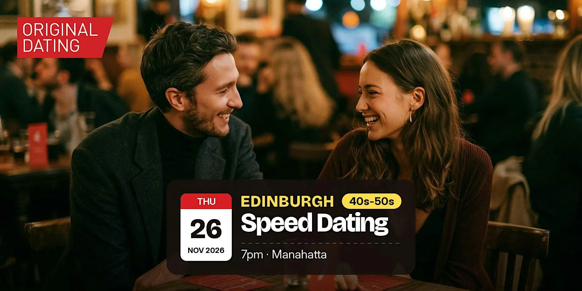 Speed Dating in Edinburgh @ Manahatta | 40s-50s