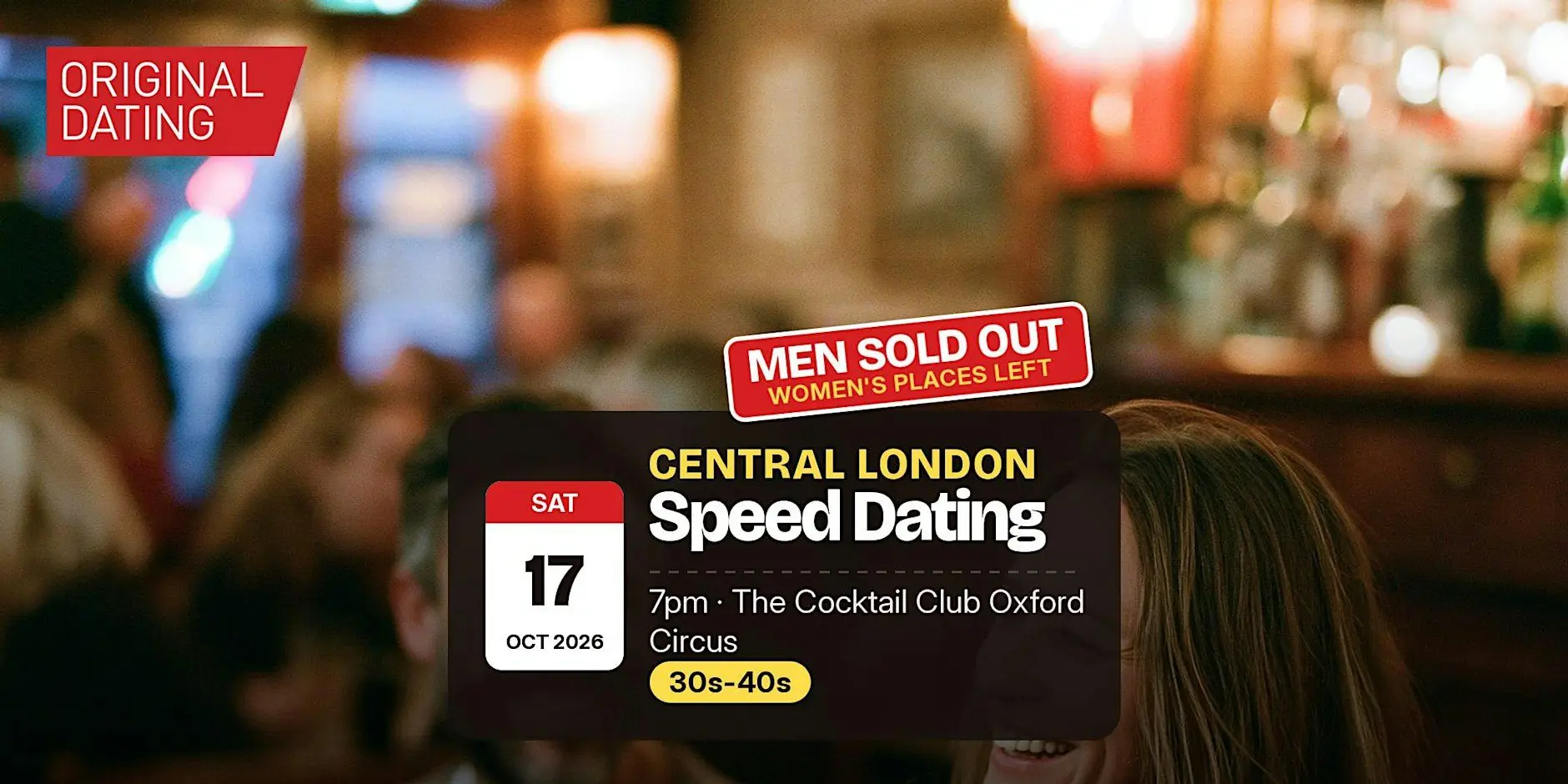 Speed Dating in Central London @ The Cocktail Club Oxford Circus | 30s-40s Speed Dating in Central London @ The Cocktail Club Oxford Circus | 30s-40s