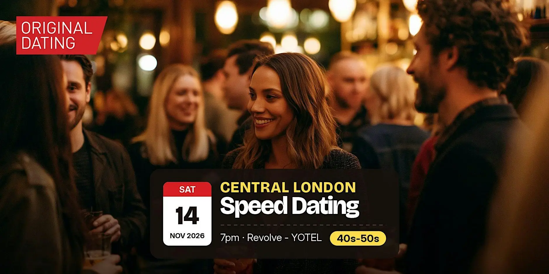 Speed Dating in Central London @ Revolve - YOTEL | 40s-50s Speed Dating in Central London @ Revolve - YOTEL | 40s-50s