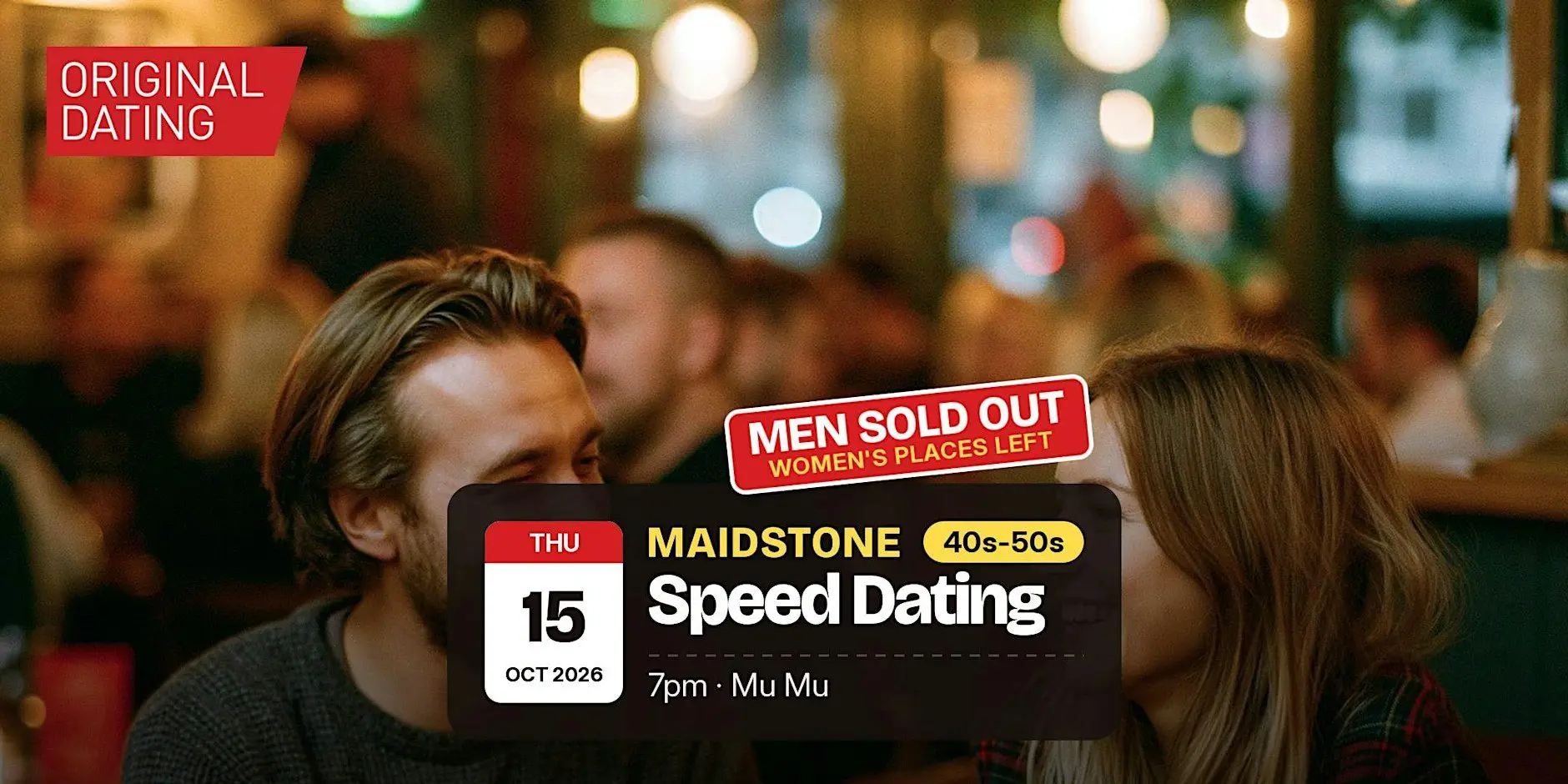 Speed Dating in Maidstone @ Mu Mu | 40s-50s