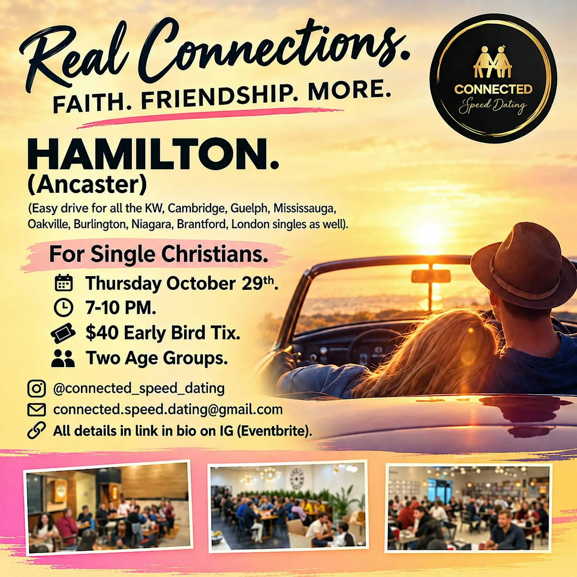 "Christian Speed Dating" Hamilton , Thursday. October. 29th, 7-10pm. "Christian Speed Dating" Hamilton , Thursday. October. 29th, 7-10pm.