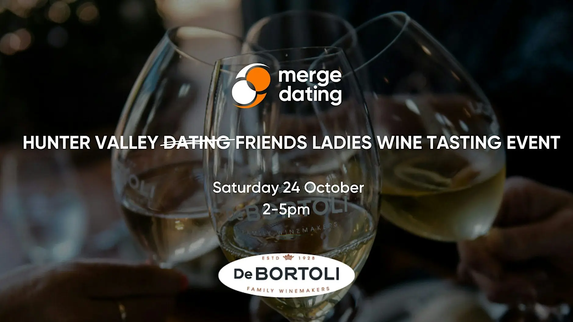 Hunter Valley Friends Ladies Wine Tasting | De Bortoli | 24th Oct|40&Over Hunter Valley Friends Ladies Wine Tasting | De Bortoli | 24th Oct|40&Over
