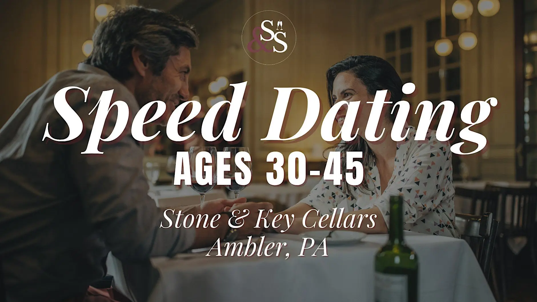 Speed Dating Ages 30-45 in Ambler, PA at Stone & Key Cellars Speed Dating Ages 30-45 in Ambler, PA at Stone & Key Cellars