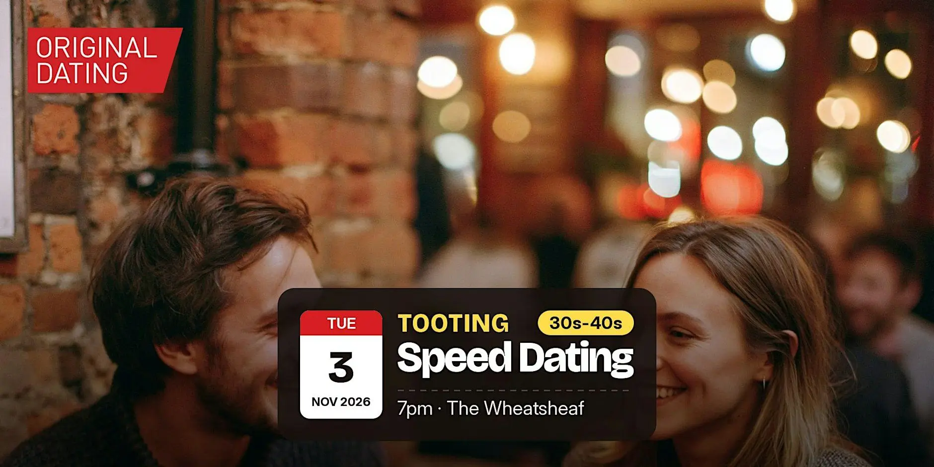 Speed Dating in Tooting @ The Wheatsheaf | 30s-40s Speed Dating in Tooting @ The Wheatsheaf | 30s-40s