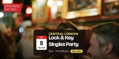 Lock & Key Singles Party in Central London @ The Refinery | 30s-40s Lock & Key Singles Party in Central London @ The Refinery | 30s-40s