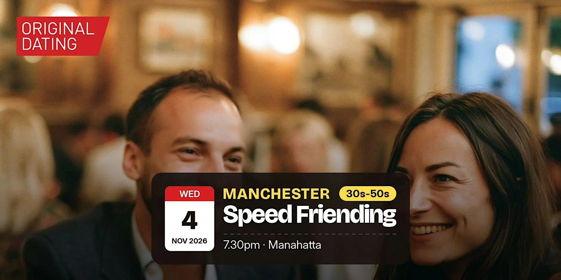 Speed Friending in Manchester @ Manahatta | 30s-50s